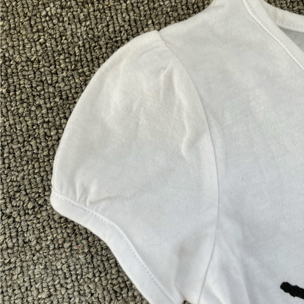 Star Wars White Tee with Colorful Rey Design - Picture 3 of 3